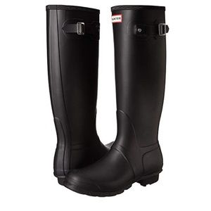 Hunter Original Tall Black Boots Size 9